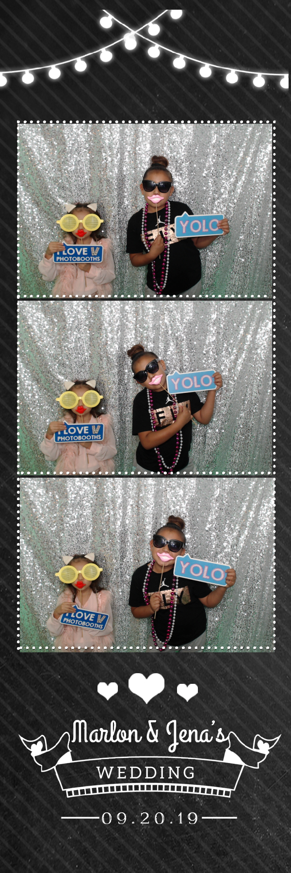 Jena and Marlon's Wedding | View more photos from the event at gallery.photoboothbillings.com/u/PhotoBoothBillings/Jena-and-Marlons-Wedding